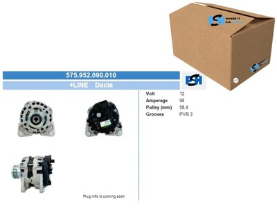 Генератор dacia 90a генератор bv psh фото №1