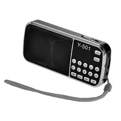 Y-501 Mini Radio FM Cyfrowy przenośny głośnik