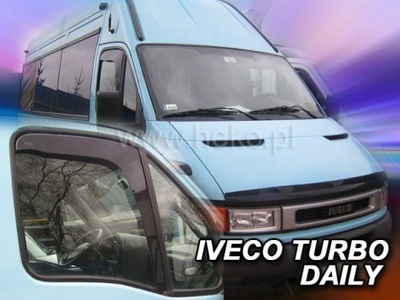 SIDE-WINDOW DEFLECTORS HEKO IVECO TURBO DAILY FROM 2000 2 PCS.  