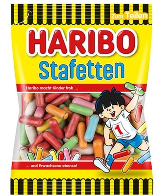 HARIBO ŻELKI STAFETTEN LUKRECJA 200g Z NIEMIEC