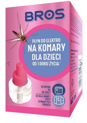 BROS PŁYN DO ELEKTRO NA KOMARY DLA DZIECI