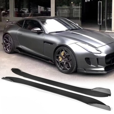 CARBÓN SPOILERS BRIDAS DE UMBRALES SIDE SKIRTS JAGUAR F-TYPE 2015-2017  