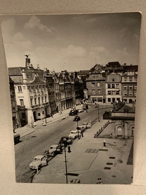 POZNAŃ STARY RYNEK POCZTÓWKA PRL