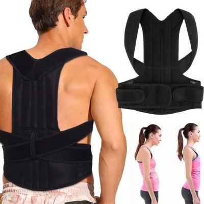 NA PLECY KOREKTOR WAD POSTAWY KRĘGOSŁUPA ORTOPEDYCZNY XL