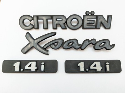 INSIGNIA EMBLEMA LOGOTIPO INSCRIPCIÓN CITROEN XSARA 1.4I FABI 7864  