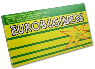 Eurobiznes Gra planszowa Eurobusiness rodzinna