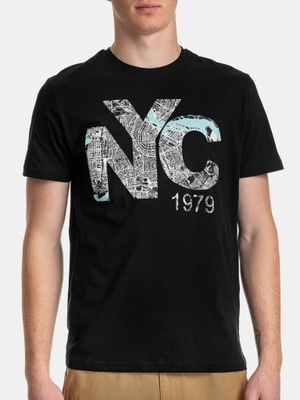 KOSZULKA MĘSKA T-SHIRT BAWEŁNIANY NEW YORK L