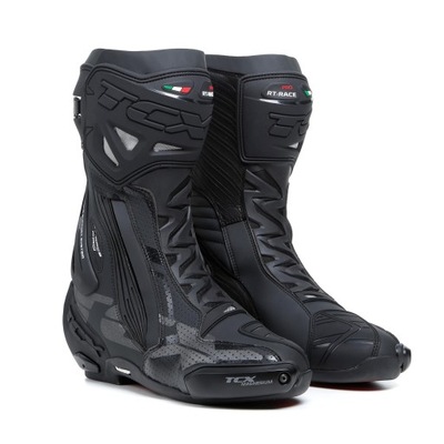 Buty motocyklowe TCX RT-RACE czarno-szare/czerwone 44