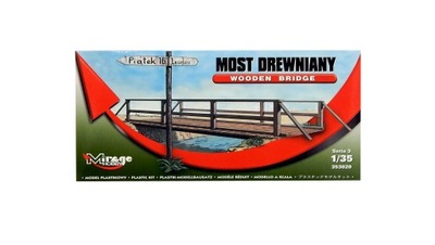 B283 Model do sklejania Most Drewniany Polska Wers