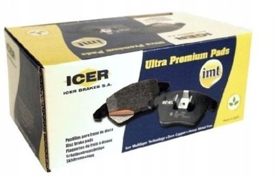 ICER 181127 SET PADS HAMULCOWYCH, BRAKES TARCZOWE - milautoparts-fr.ukrlive.com