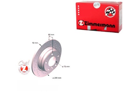 ZIMMERMANN DISCOS DE FRENADO 2 PIEZAS BMW 3 316 I (E36)  