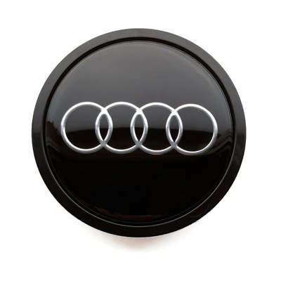 4 PIEZAS 65MM / 60MM NEGRO TAPA KAPSEL DEKLE PARA DISCOS AUDI  