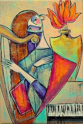 Morozowa SOLISTKA obraz olejny