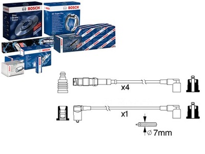 BOSCH PRZEWODY ZAPŁONOWE MERCEDES M102 BOSCH