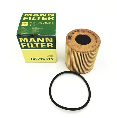 FILTER OILS MANN HU711/51X PEUGEOT 1,6 THP 2,0 HDI  