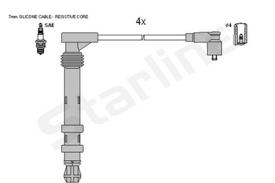 CABLE DE ARRANQUE S ZK 8364 PIEZAS STARLINE  