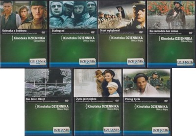 Oblicza wojny [7DVD] Ucieczka z Sobiboru, Stalingrad, Orzeł wylądował ...