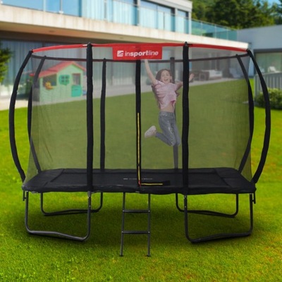TRAMPOLINA PROSTOKĄTNA INSPORTLINE QUADJUMP PRO