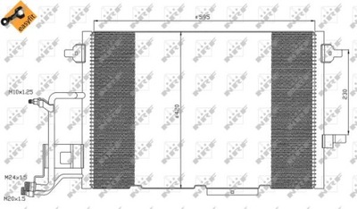 RADUADOR DE ACONDICIONADOR NRF 35317  