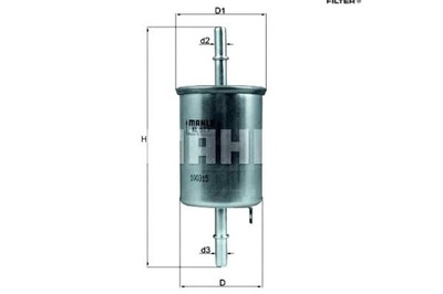 Knecht фильтр топлива chevrolet astra epica evanda l фото №1