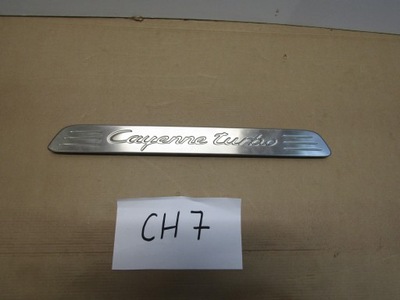 Накладка порог правая porsche cayenne turbo фото №1