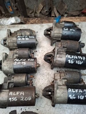 Alfa romeo 156 147 стартер 1,6 ts фото №1