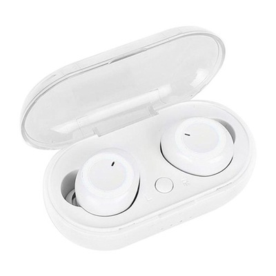 Bezprzewodowy Zestaw Słuchawkowy Słuchawki Stereo W Uchu Biały