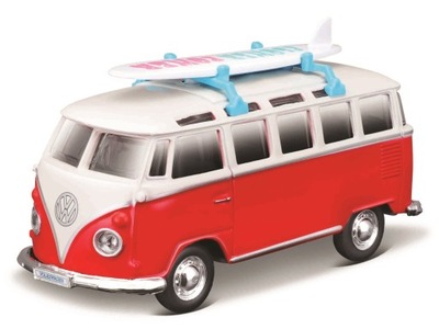 MAISTO WEEKENDERS Volkswagen Van Samba 21237 Red