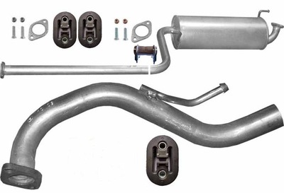 Hyundai atos 1.0 97-05 гаситель средний труба фото №1