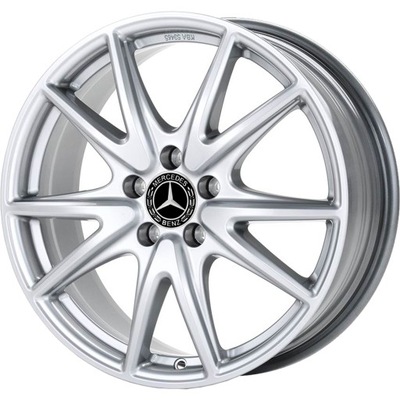 NEW ALLOY WHEELS (TITANIUM) MAKE PLATIN-MERCEDES 17