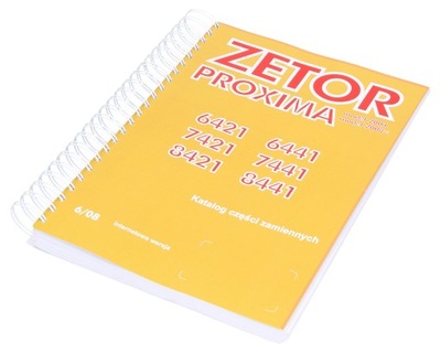 katalog części zamiennych Zetor Proxima 6421-8441