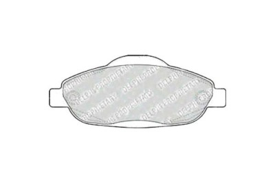 Delphi тормозные колодки тормозные peugeot 3008 308 308 i 1.2 фото №1