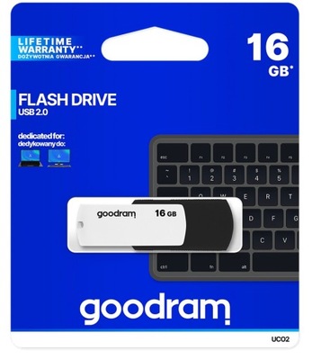 Pendrive Goodram USB 3.0 16GB CZARNO-BIAŁY