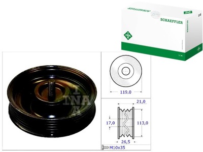 Ролик ремень hyundai trajet 2.0 crdi fo фото №1