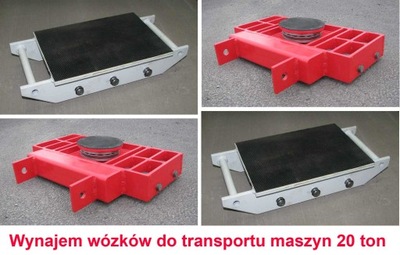 WYNAJEM wózków do transport maszyn WYPOŻYCZALNIA