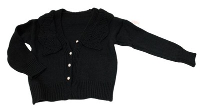 Sweter sweterek CZARNY 104 cm 3-4 lata