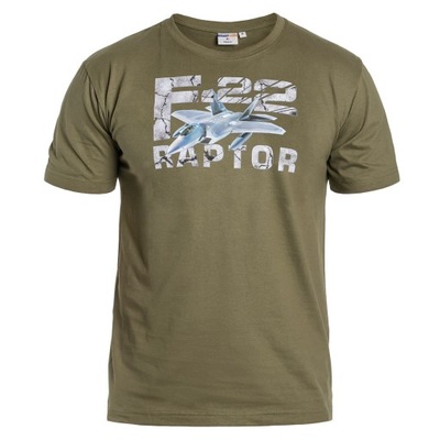 Koszulka T-shirt F-22 Raptor - Olive M