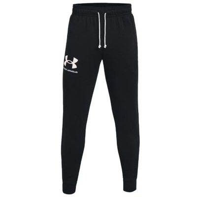 SPODNIE UNDER ARMOUR RIVAL TERRY JOGGER MEN BLACK L