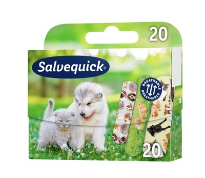 Salvequick Animal Planet, plastry, 20 sztuk