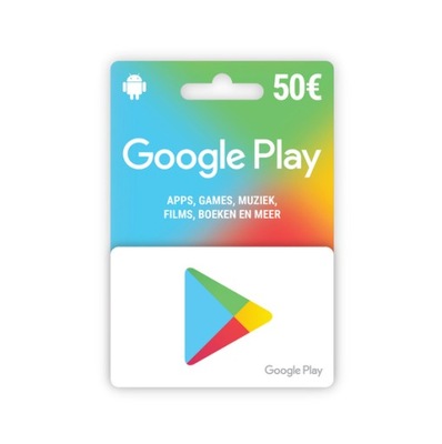 Google Play Card 50 euro