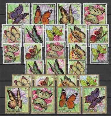 Burundi 411-35 - owady motyle