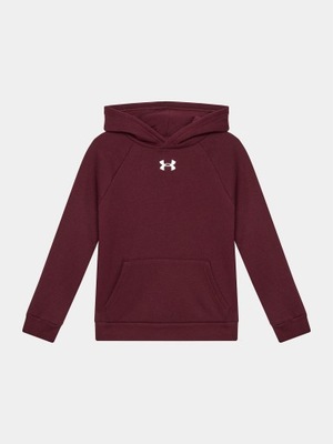 Under Armour Bluza Ua Rival Fleece Hoodie 1379792 Bordowy Loose Fit