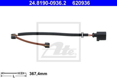 SENSOR DESGASTE ZAPATAS ATE 24.8190-0936.2  