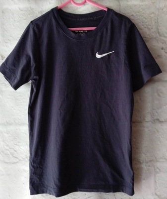 Granatowy t-shirt NIKE 10-12 lat 137-147cm