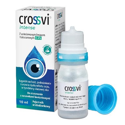 CROSSVI INTENSE 0,4% krople do oczu, 10ml