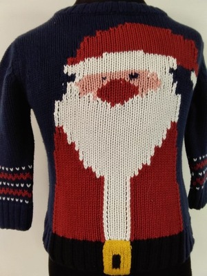 Sweter świąteczny Next na wiek 1 - 2 lata