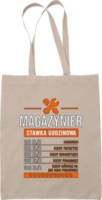 Torba magazynier praca magazyn Ecru