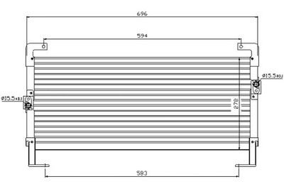 Конденсатор кондиционера chrysler neon dodge neon pl фото №1