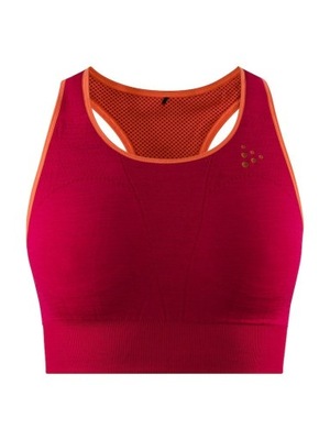 Top Craft Fuseknit Mid Impact Bra malinowy XS