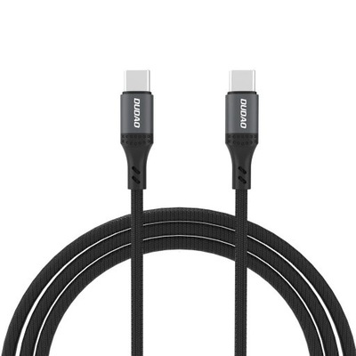 Kabel Dudao USB typ C - USB typ C 1,2 m czarny